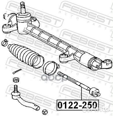 Тяга рулевая toyota avensis ADT25#,AZT25#,CDT25