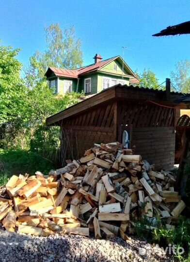 Дрова колотые сухие