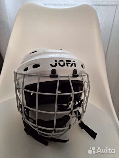 Шлем хоккейный jofa с сеткой
