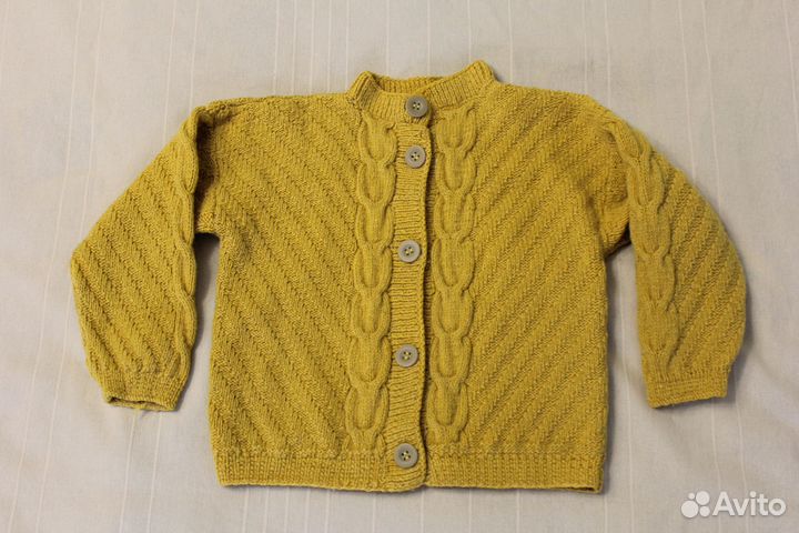 Кофта шерстяная ручной работы