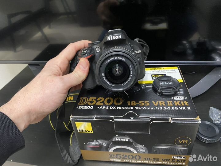 Зеркальный фотоаппарат nikon d5200 VR2