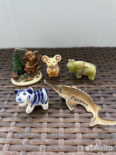 Фарфоровые статуэтки фигурки животных
