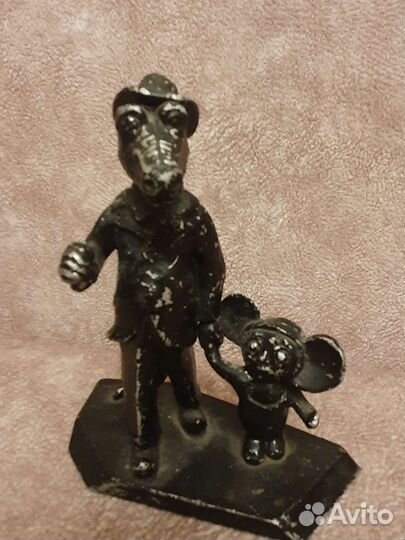 Статуэтка Крокодил Гена и Чебурашка