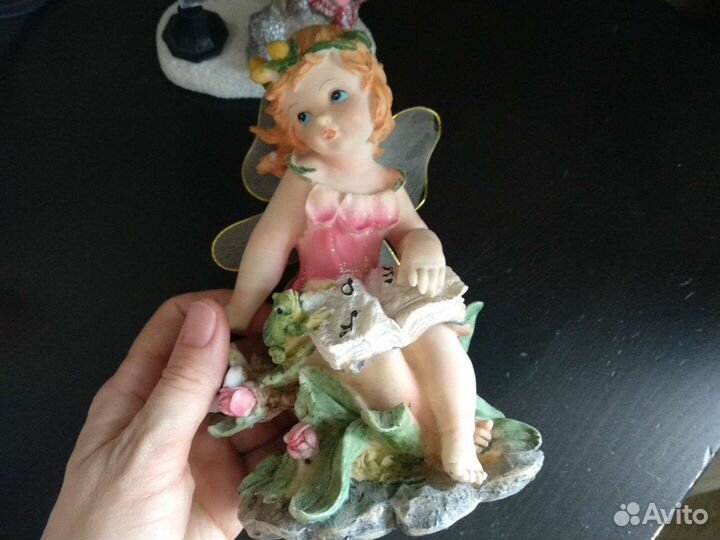 Статуэтки фигурки девочка фея лесная нимфа бабочка