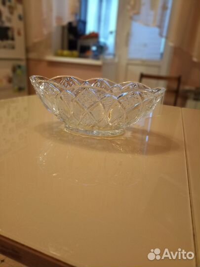 Хрустальные салатницы, рог (типо стакан)