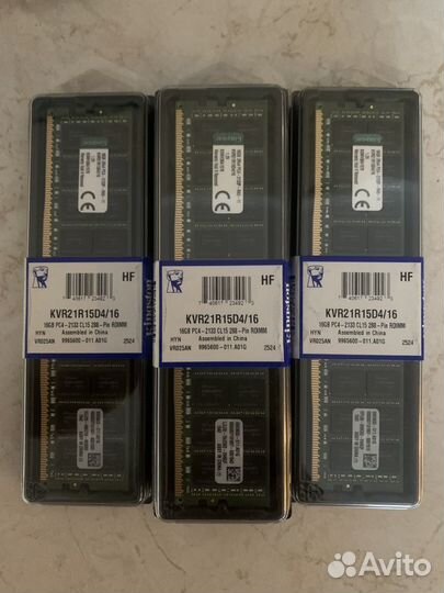 Оперативная память 16GB Kingston ddr4