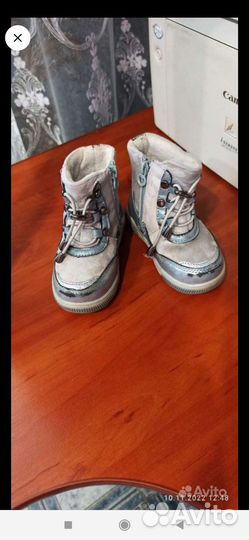Ботинки для девочки, осень 22 размер