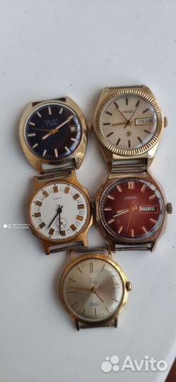 Часы позолоченные ссср(ракета, полёт, победа)