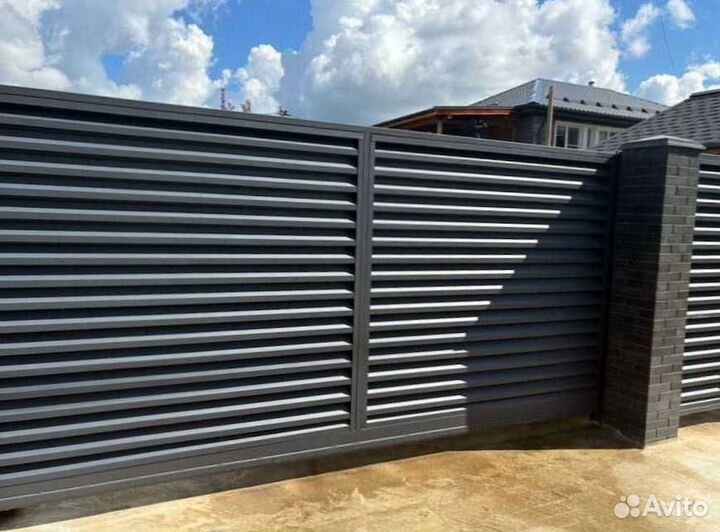 Забор жалюзи