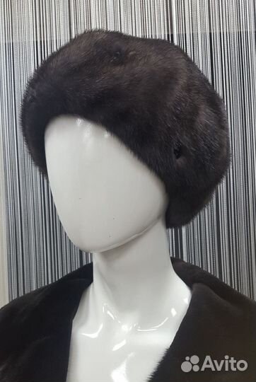 Женский норковый берет шн-101