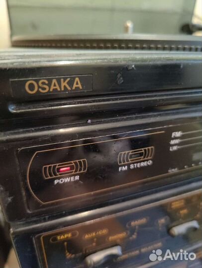 Музыкальный центр кассеты винил радио osaka