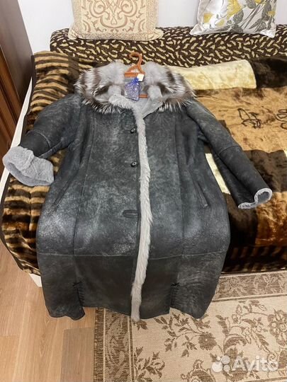 Дублёнка кожаная 50 размер