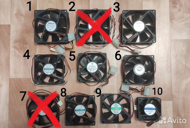 Вентиляторы для корпуса, кулера для процессора