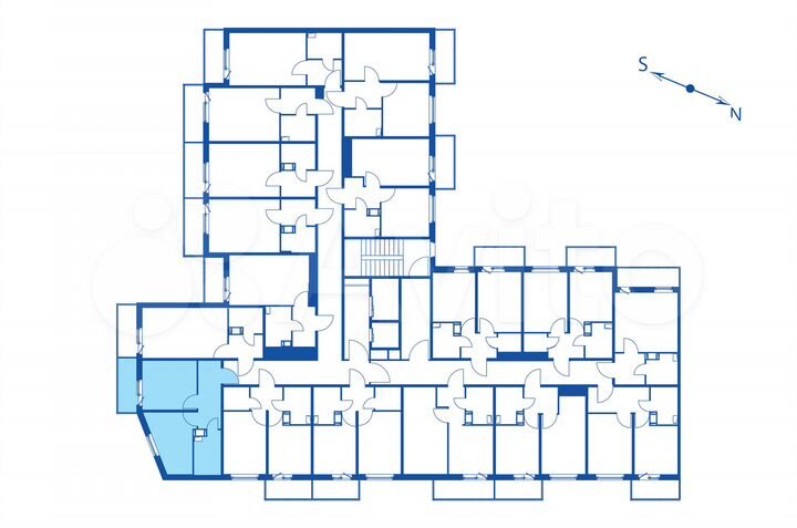 1-к. квартира, 33,8 м², 5/12 эт.