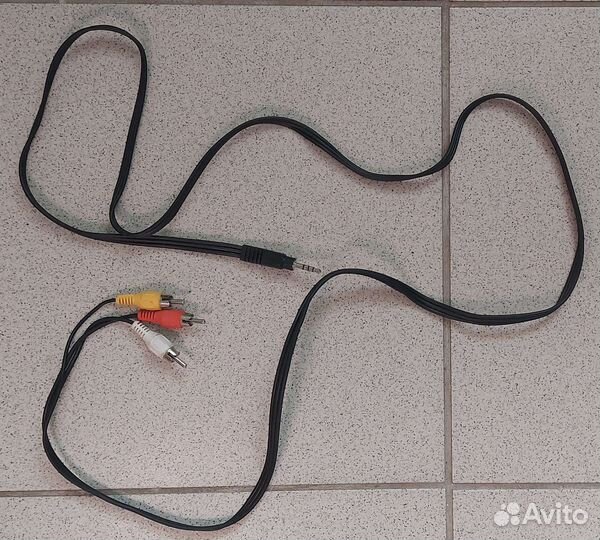 Кабель штекер Джек 3.5 - тюльпаны 3RCA