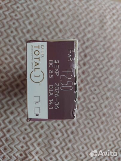 Линзы контактные dailies total однодневные