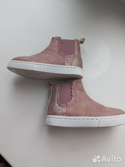 Ботильоны, ботинки детские на девочку 25- 26 р
