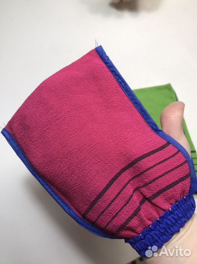 Варежка мочалка для пилинга