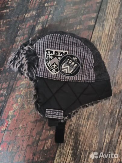 Шапка-ушанка Next 6-12 мес