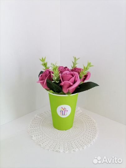 Букет из пенных роз