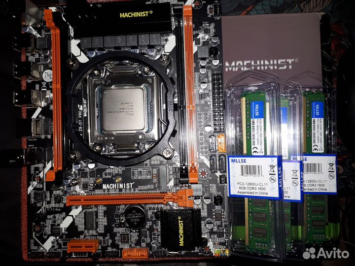 Комплекты Мат. плата+процессор+память X-79, X-99