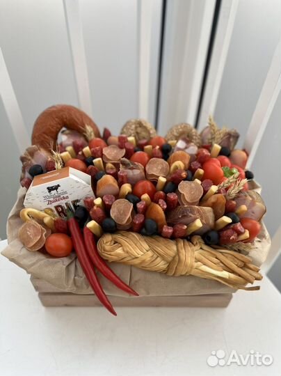 Мясной букет/букет из колбасы/пивной букет