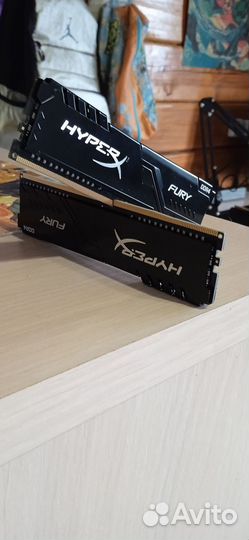 Оперативная память ddr4 hyperx fury 16gb