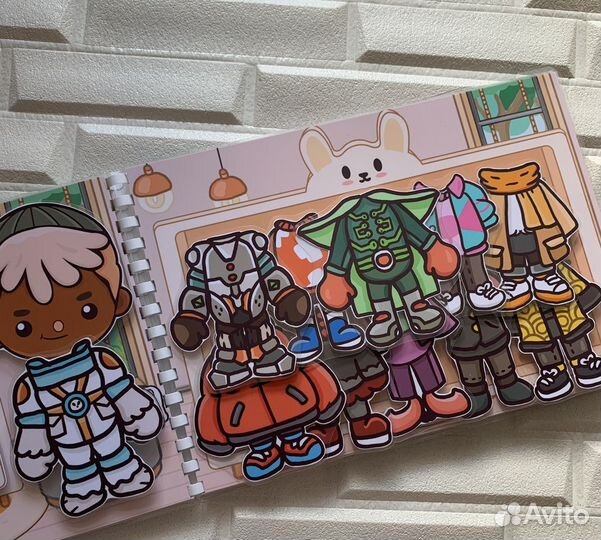 Тока бока альбом на липучках