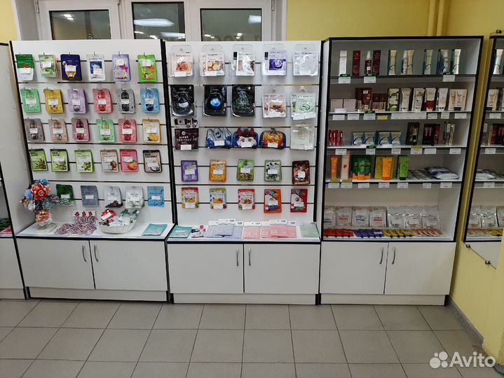 Стеллажи, витрины