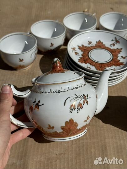 Чайный сервиз вербилки СССР барбарис