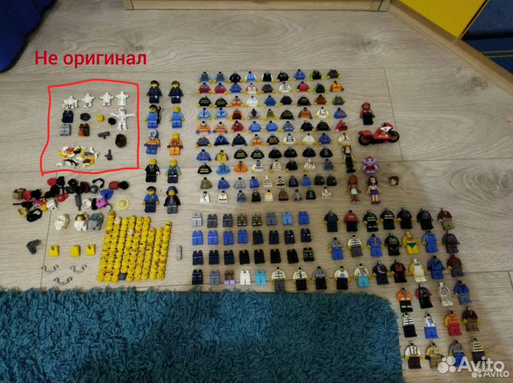 Много lego деталей поштучно