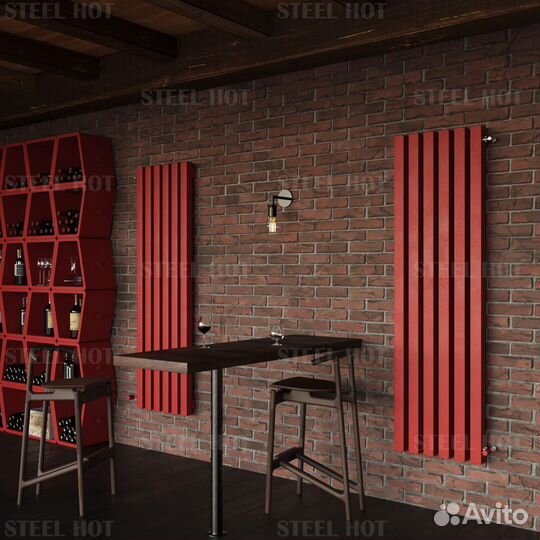 Горизонтальный дизайн радиатор Steel от завода