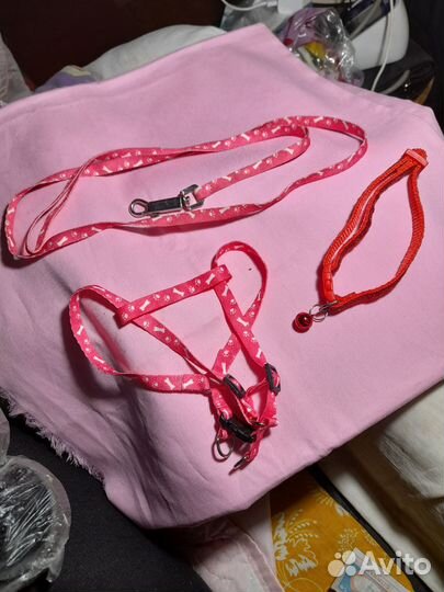 Поводок шлейка ошейник малым собакам