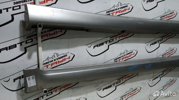 Порог пластик subaru forester SG5 SG9 левый правый 2 порога 2 модель серебро, 48W TA1017