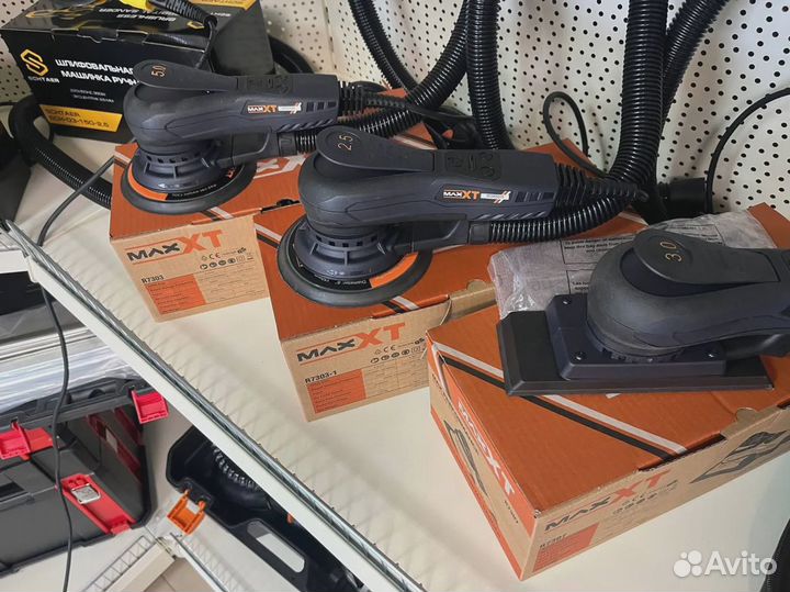 Шлифовальная машинка maxxt R7303-150-2.5