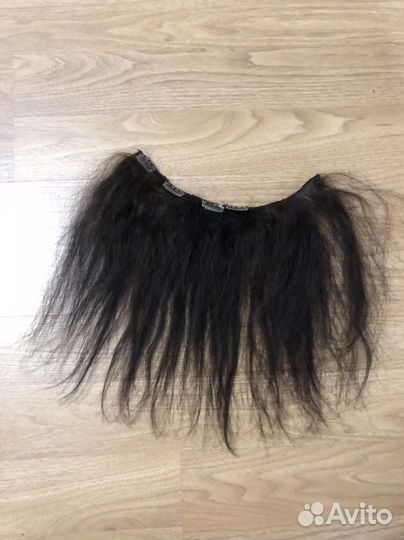 Волосы на заколках натуральные