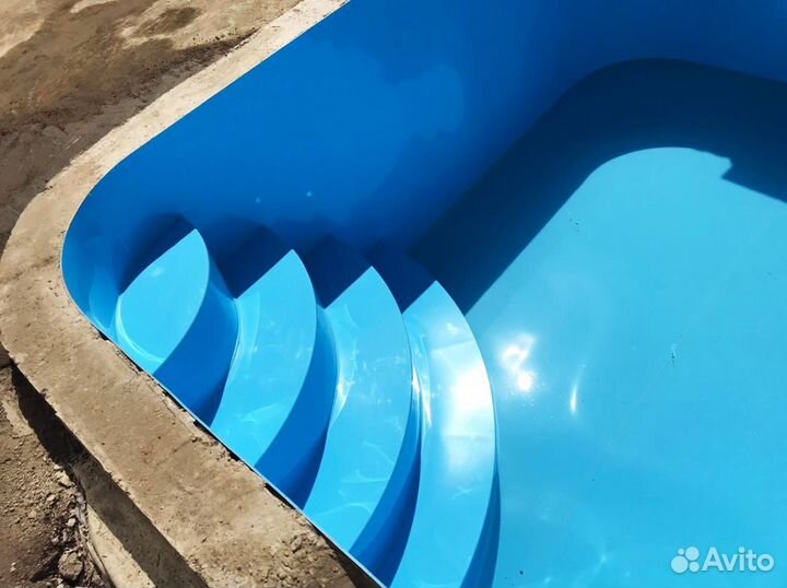 Чаша для бассейна 4x3 пластиковая