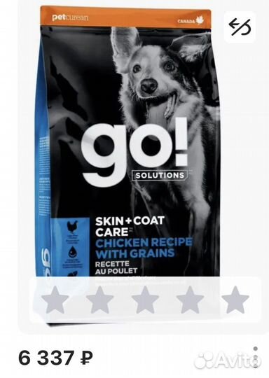 Корм для собак Go
