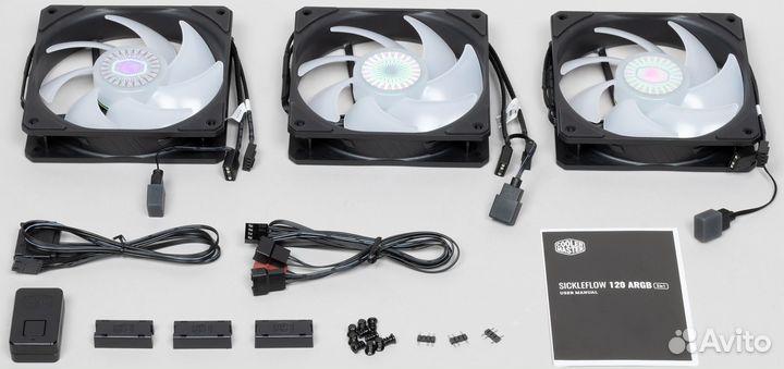 Вентиляторы Cooler Master SickleFlow 120 argb 3in1