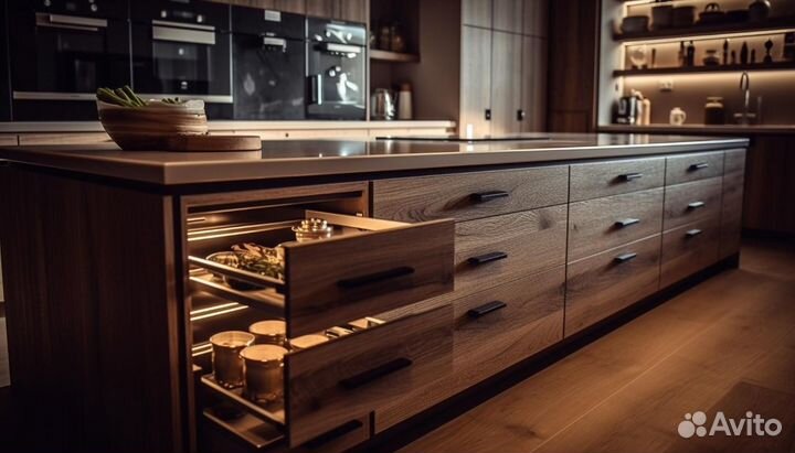 Кухни на заказ из дерева