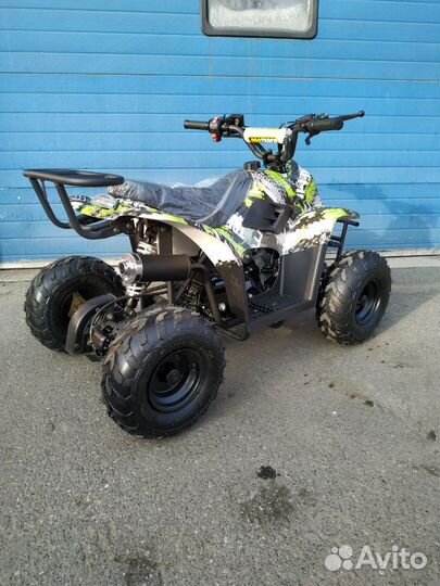 Квадроцикл raptor 110, зеленый цвет