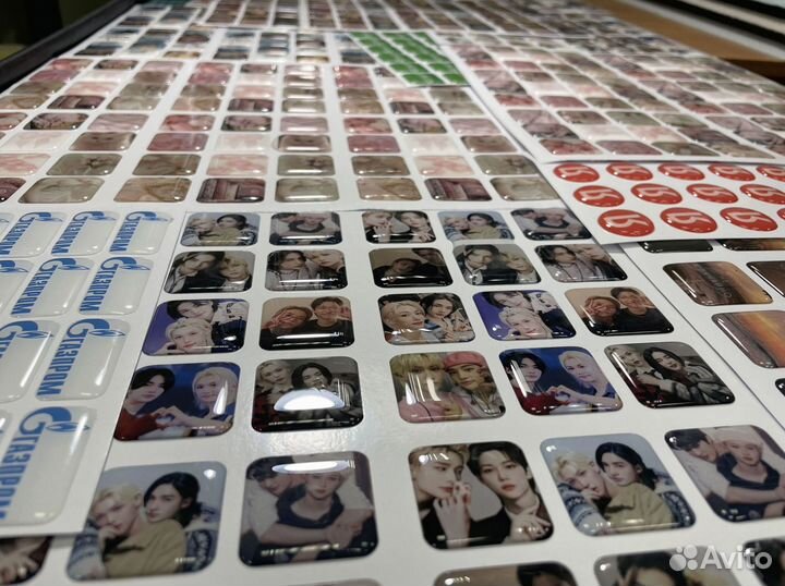 Объемные наклейки 3D брендирование