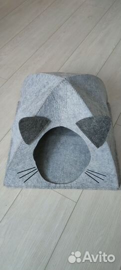 Домик для кота, миска