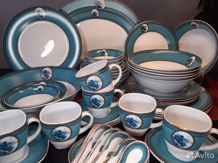 Чайно-стол.сервиз 51 предмет. Можно попредметно