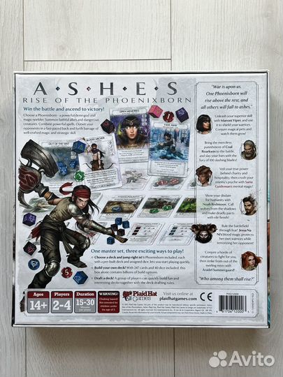 Настольная игра Ashes rise of phoenixborn