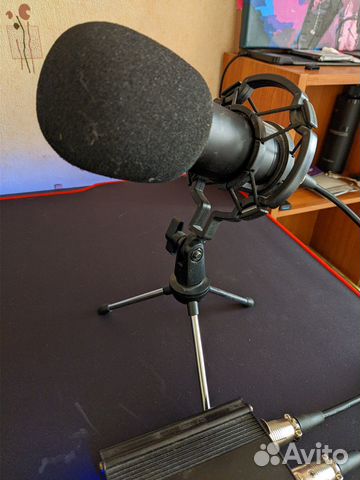 Конденсаторный микрофон BM-800 + питание