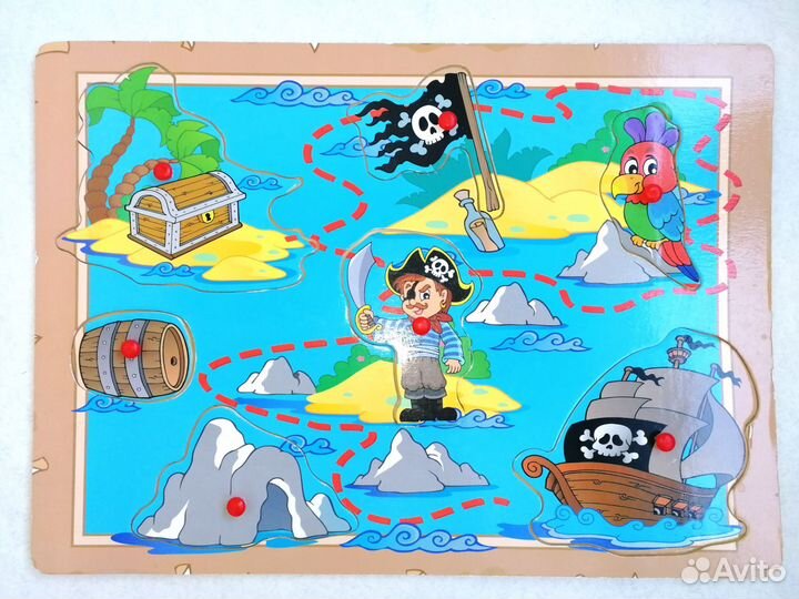 Развивающие деревянные игрушки пакетом