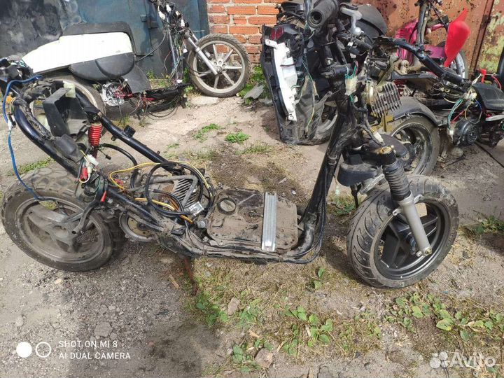 Скутеры sym в разбор