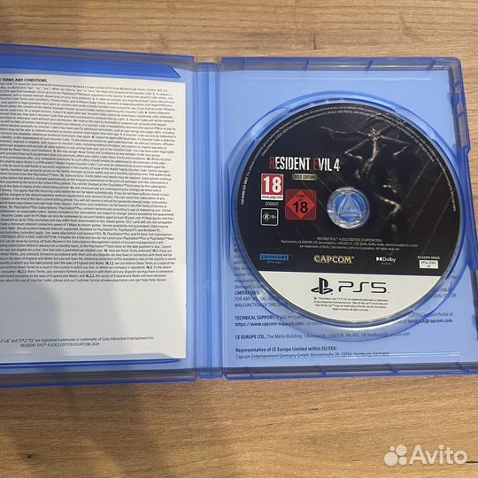 Resident evil 4 remake gold edition ps5 диск