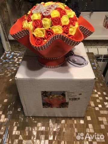 Цветы букет светильник